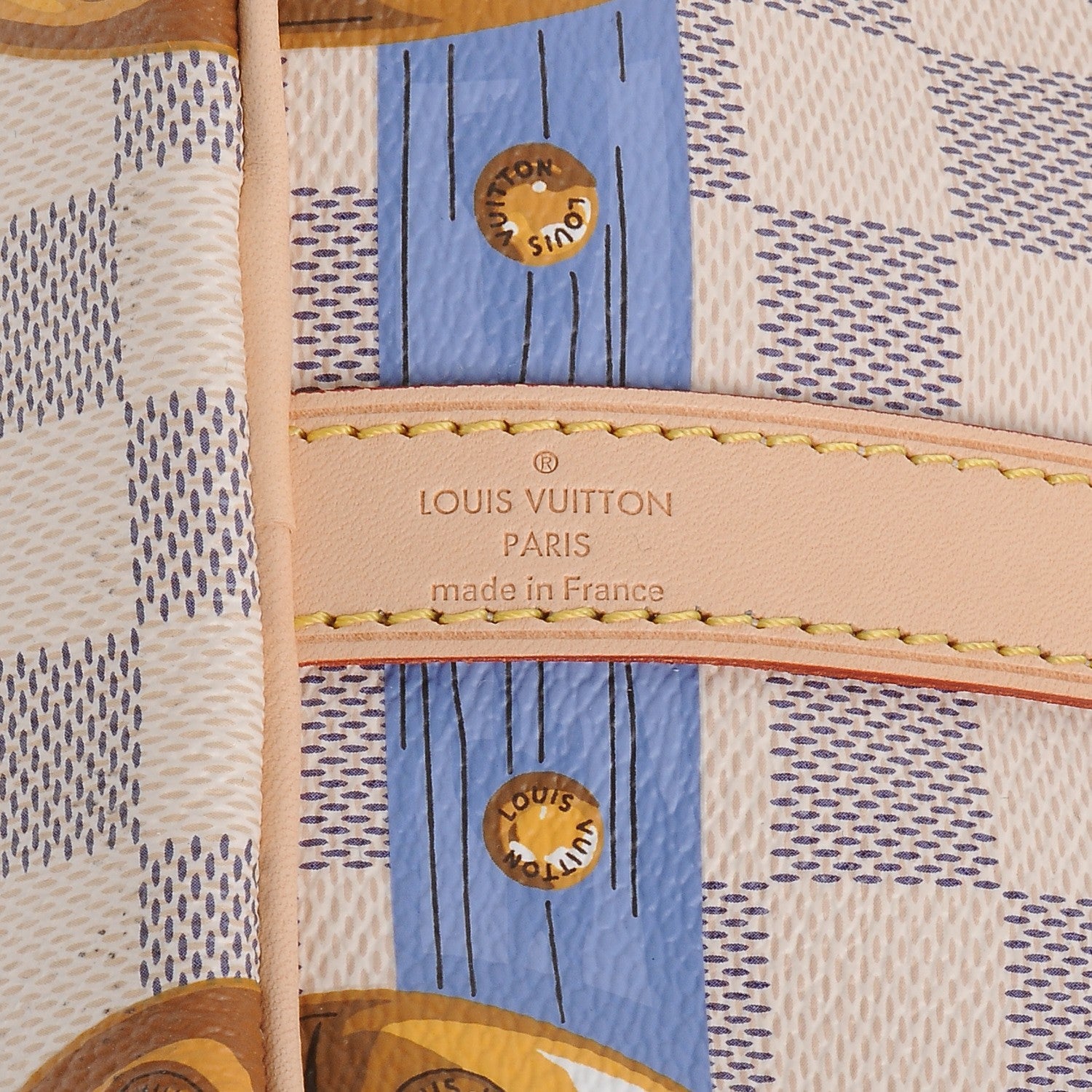 Louis Vuitton Damier Azur Summer Trunks Speedy Bandouliere 30 7 of 8