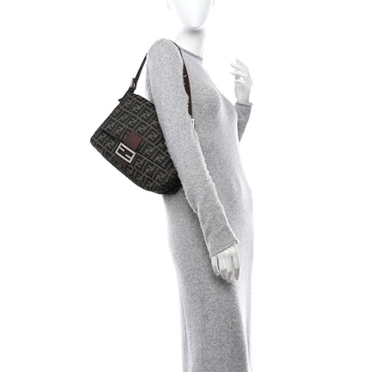 Fendi Zucca Big Forever Mama Baguette Tobacco 2 of 11