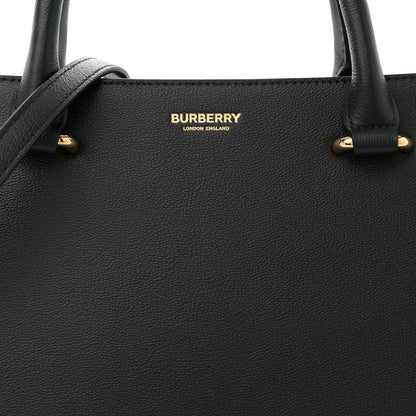 Burberry Calfskin Mega Check Small Banwell Tote Black 7 of 9