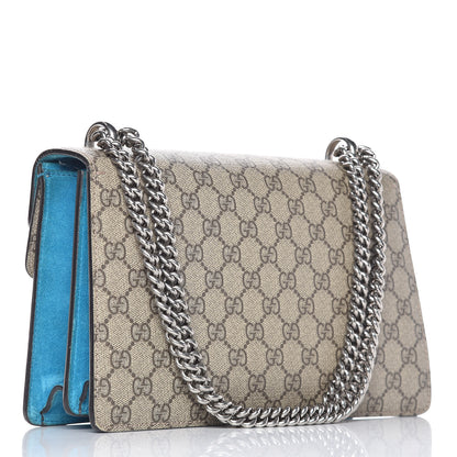 Gucci GG Supreme Monogram Small Dionysus Shoulder Bag Bright Turquoise 3 of 16