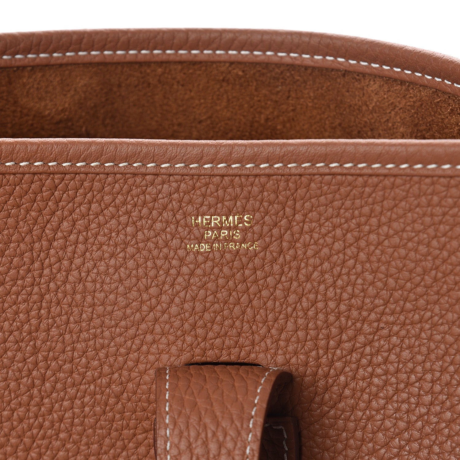 Hermes Taurillon Clemence Evelyne III GM Gold 6 of 10