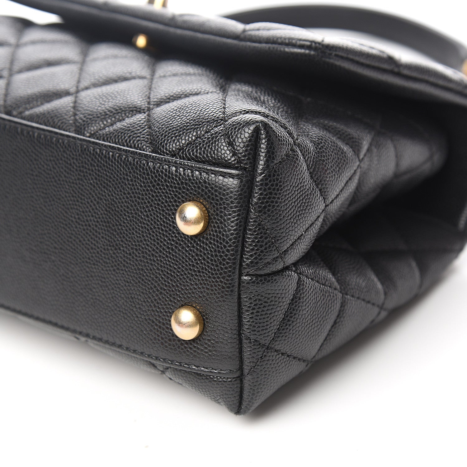 Chanel Caviar Quilted Mini Coco Handle Flap Black 8 of 10