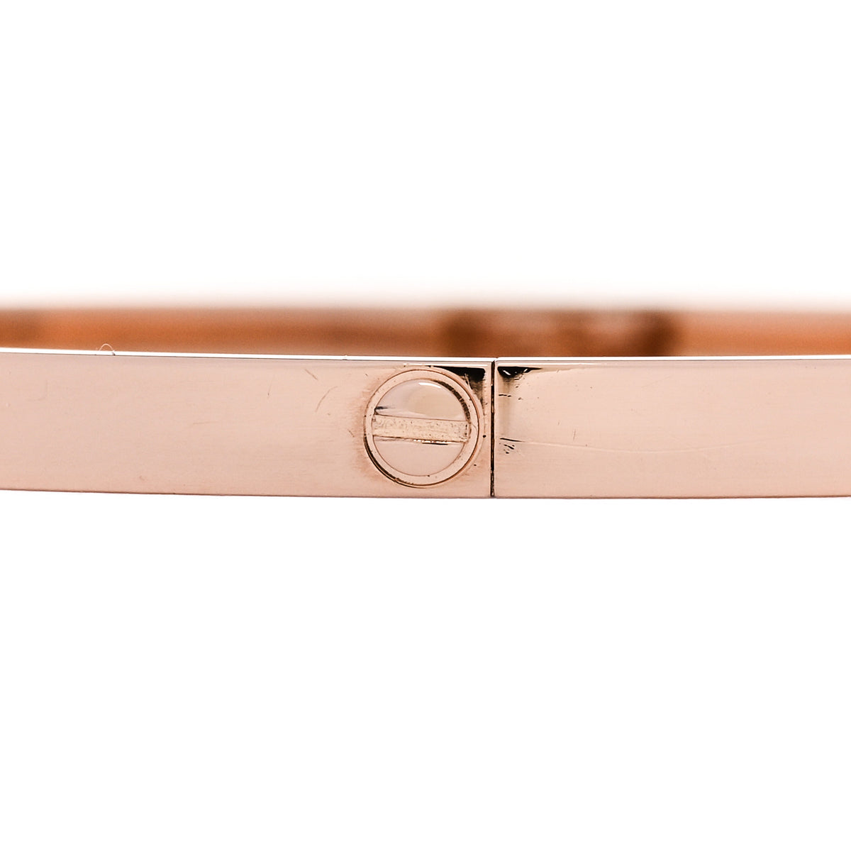 18K Pink Gold Small LOVE Bracelet 17