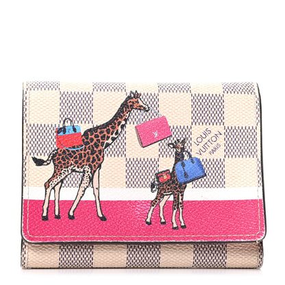 Louis Vuitton Damier Azur 2017 Christmas Animation Victorine Wallet 1 of 8