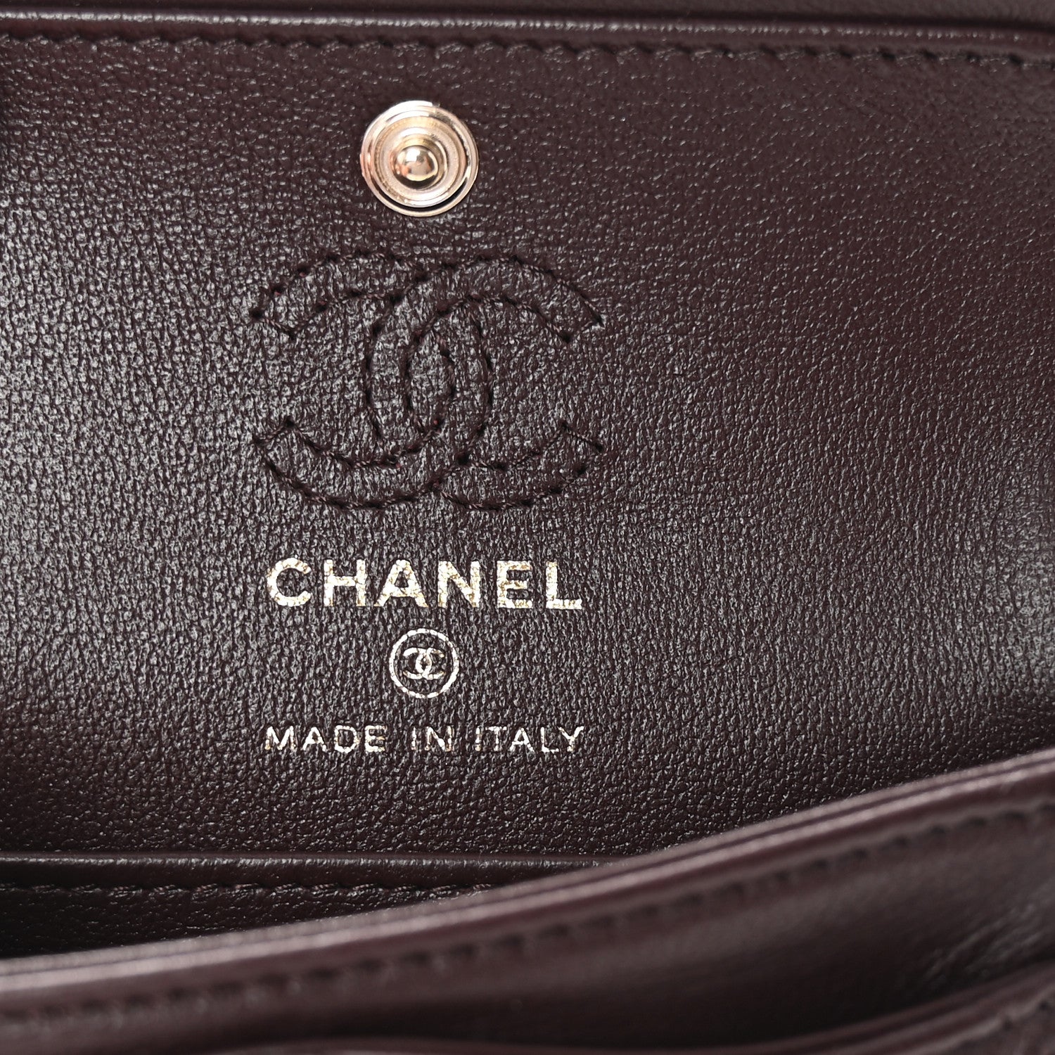 Chanel Lambskin Quilted Mini Flap Bag Charm With Hook Dark Brown 6 of 8
