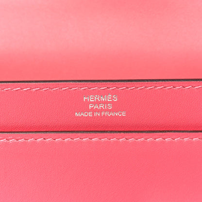 Hermes Tadelakt Mini Verrou Chaine Bag Rose Lipstick 6 of 11