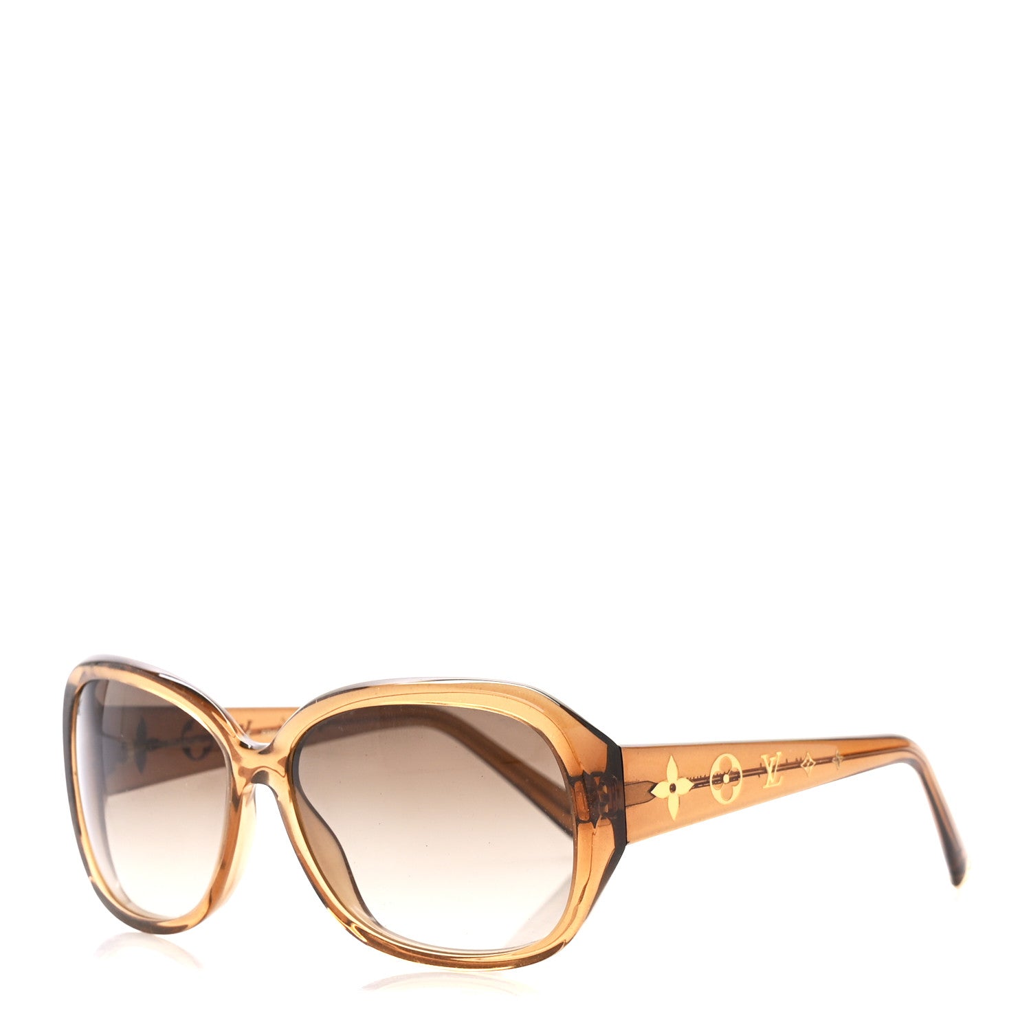 Louis Vuitton Acetate Obsession GM Sunglasses Z0460W Brown Glitter 1 of 8