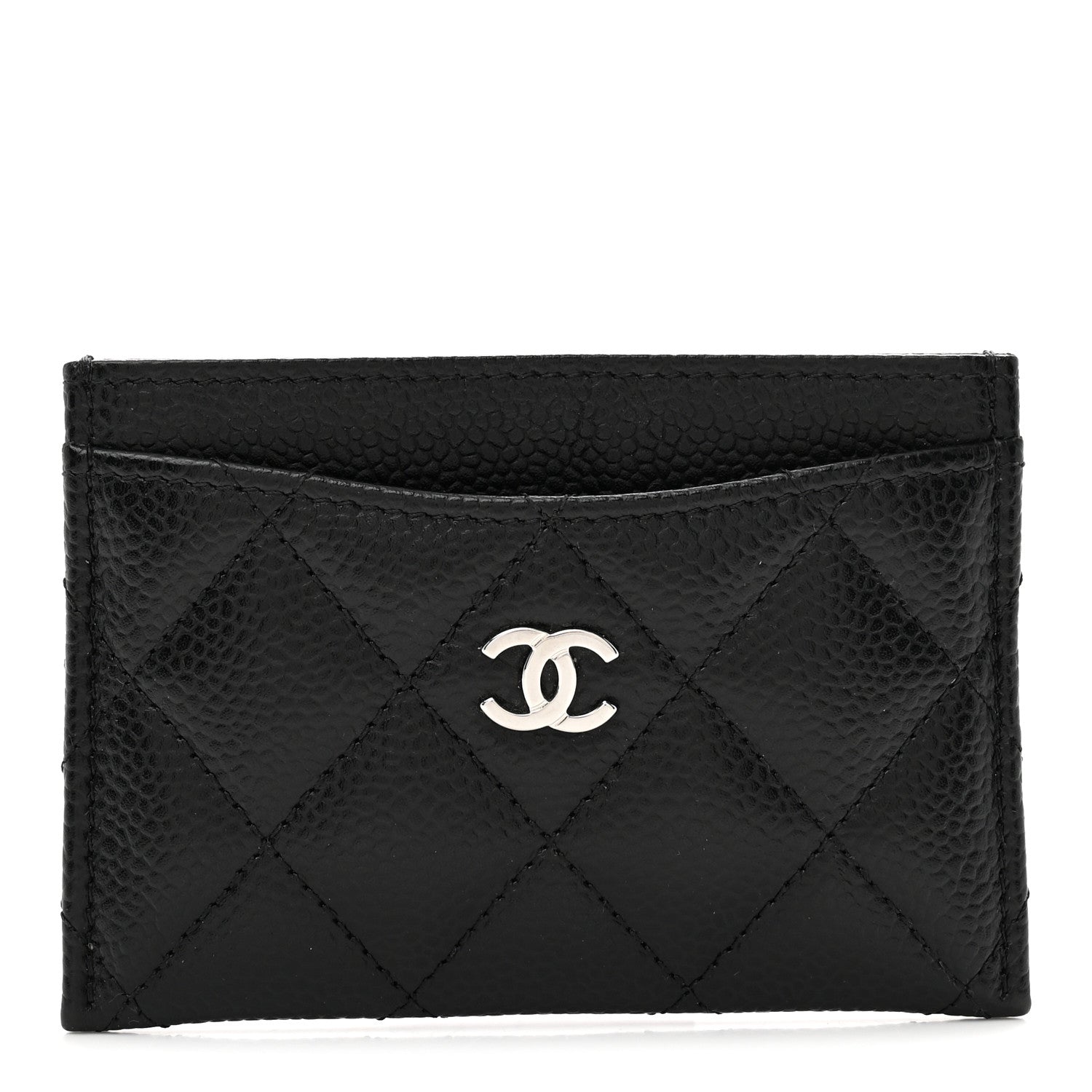 Chanel Caviar Quilted Card Holder Black 2 of 20