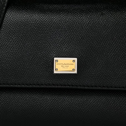 Dolce & Gabbana Dauphine Small Miss Sicily Satchel Black 7 of 9
