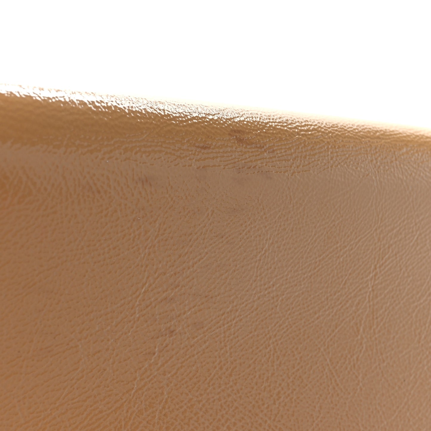 Textured Patent Calfskin Monogram Large Belle De Jour Clutch Nude
