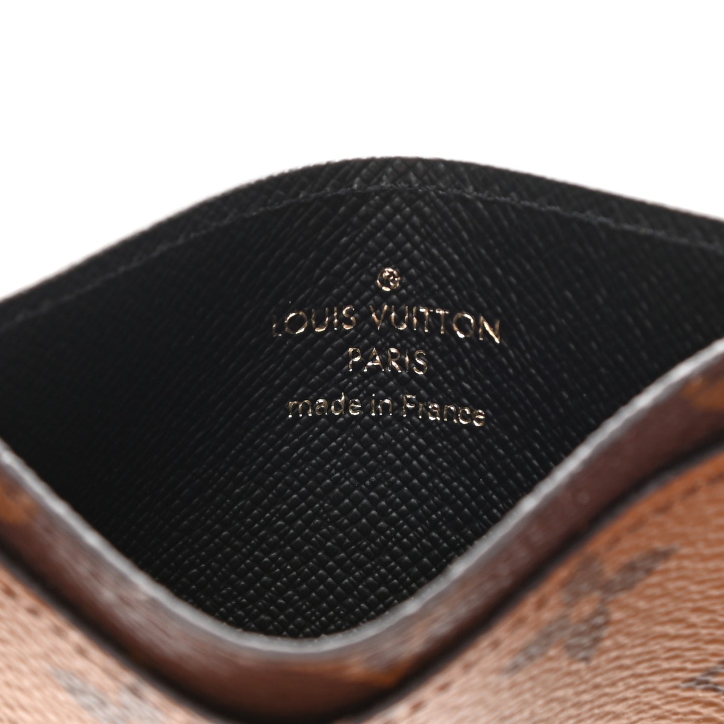 Reverse Monogram Card Holder