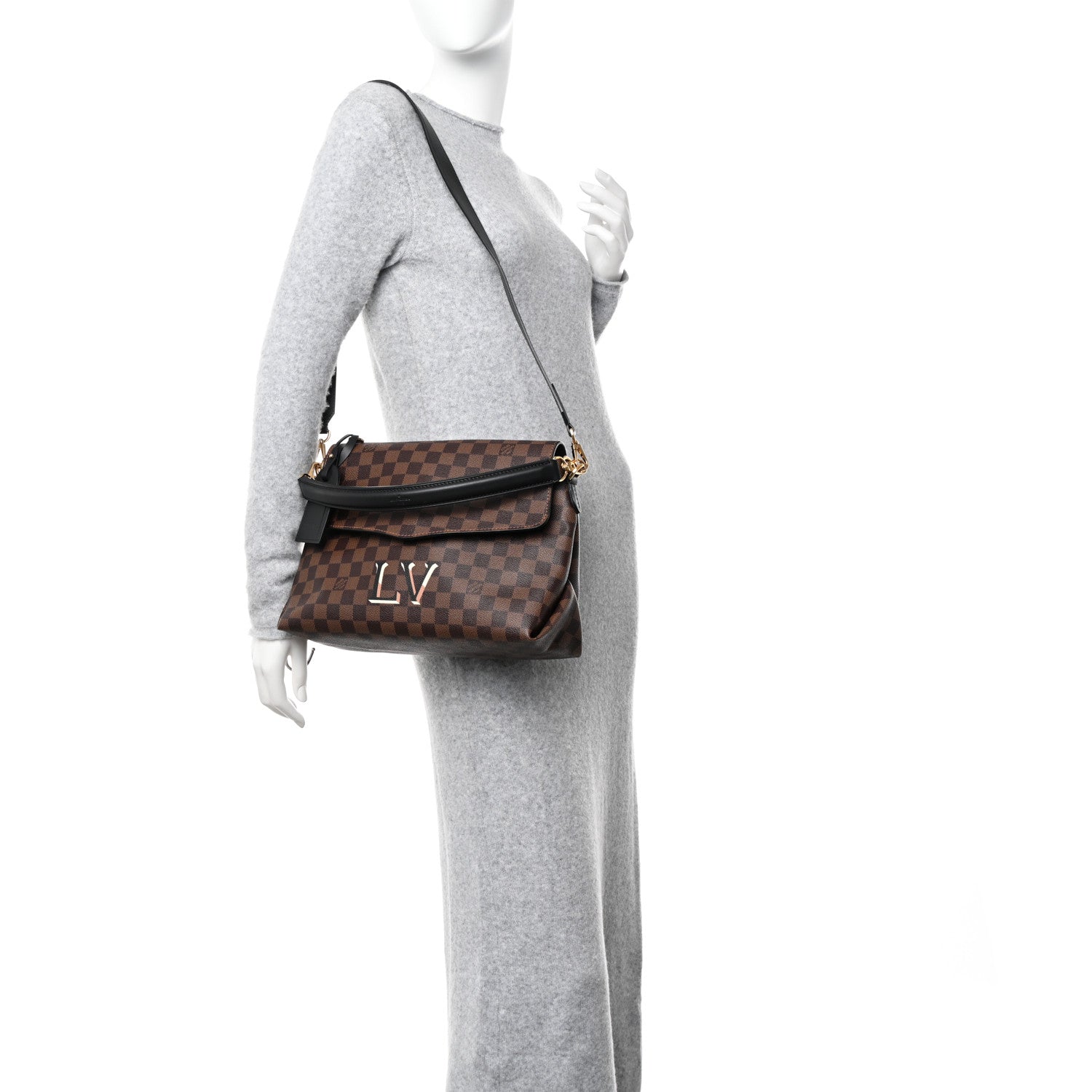 Louis Vuitton Damier Ebene Beaubourg MM 3 of 11