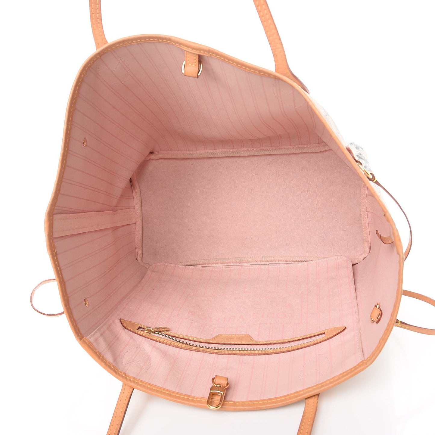 Damier Azur Neo Neverfull MM Rose Ballerine