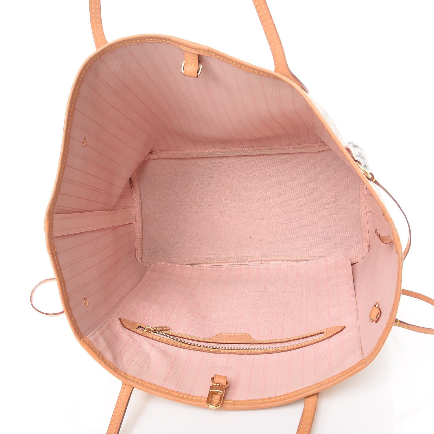 Louis Vuitton Damier Azur Neo Neverfull MM Rose Ballerine 5 of 12
