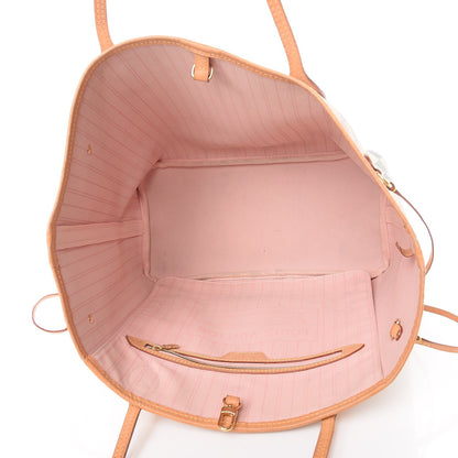 Louis Vuitton Damier Azur Neo Neverfull MM Rose Ballerine 5 of 12