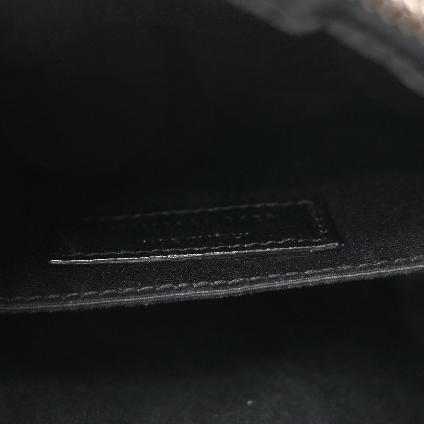 Calfskin Matelasse Monogram Monochrome Lou Camera Bag Black