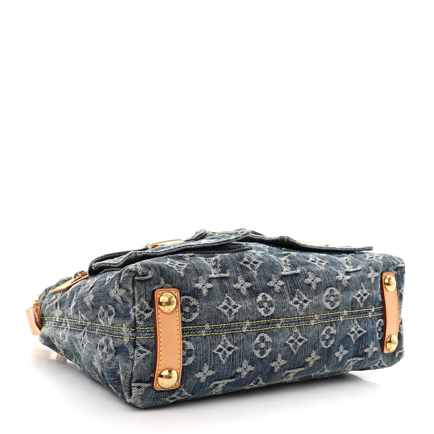 Monogram Denim Baggy PM Blue