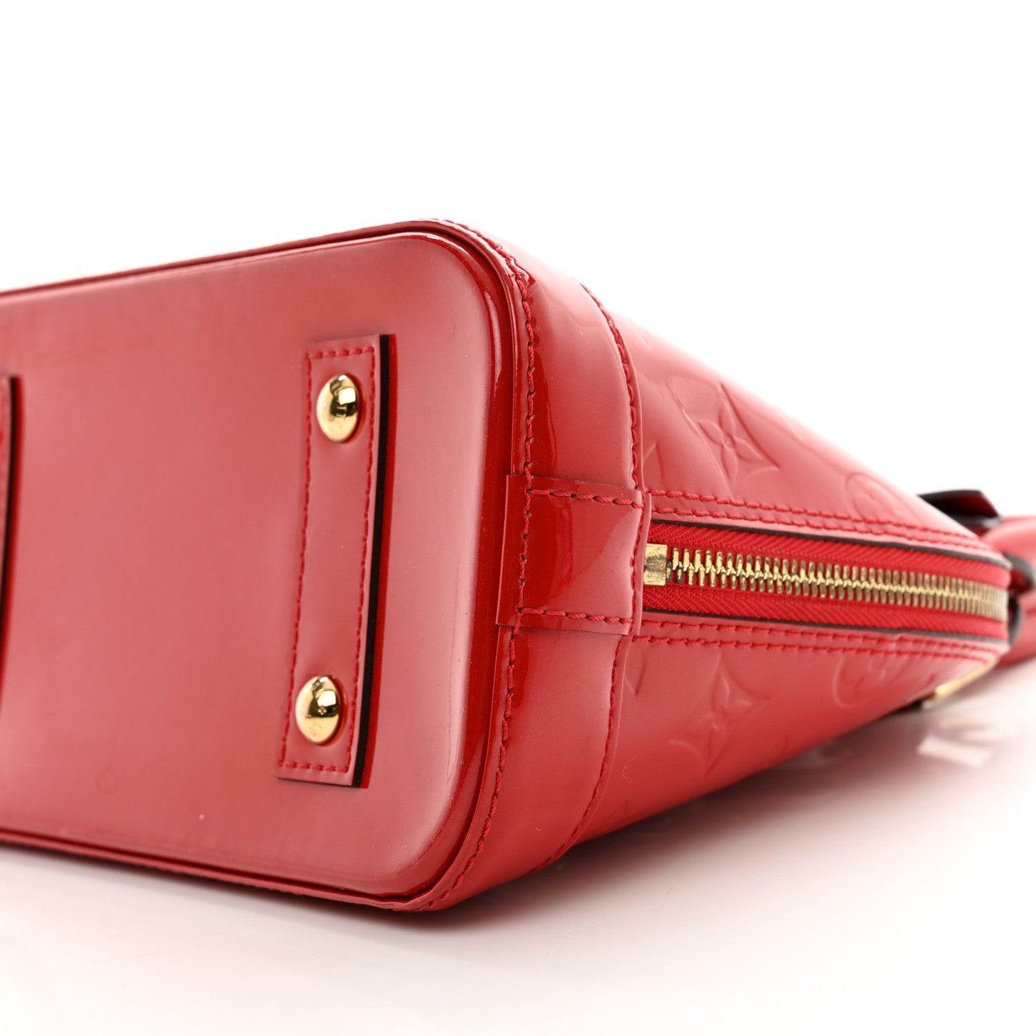Louis Vuitton Vernis Alma BB Cherry 9 of 11