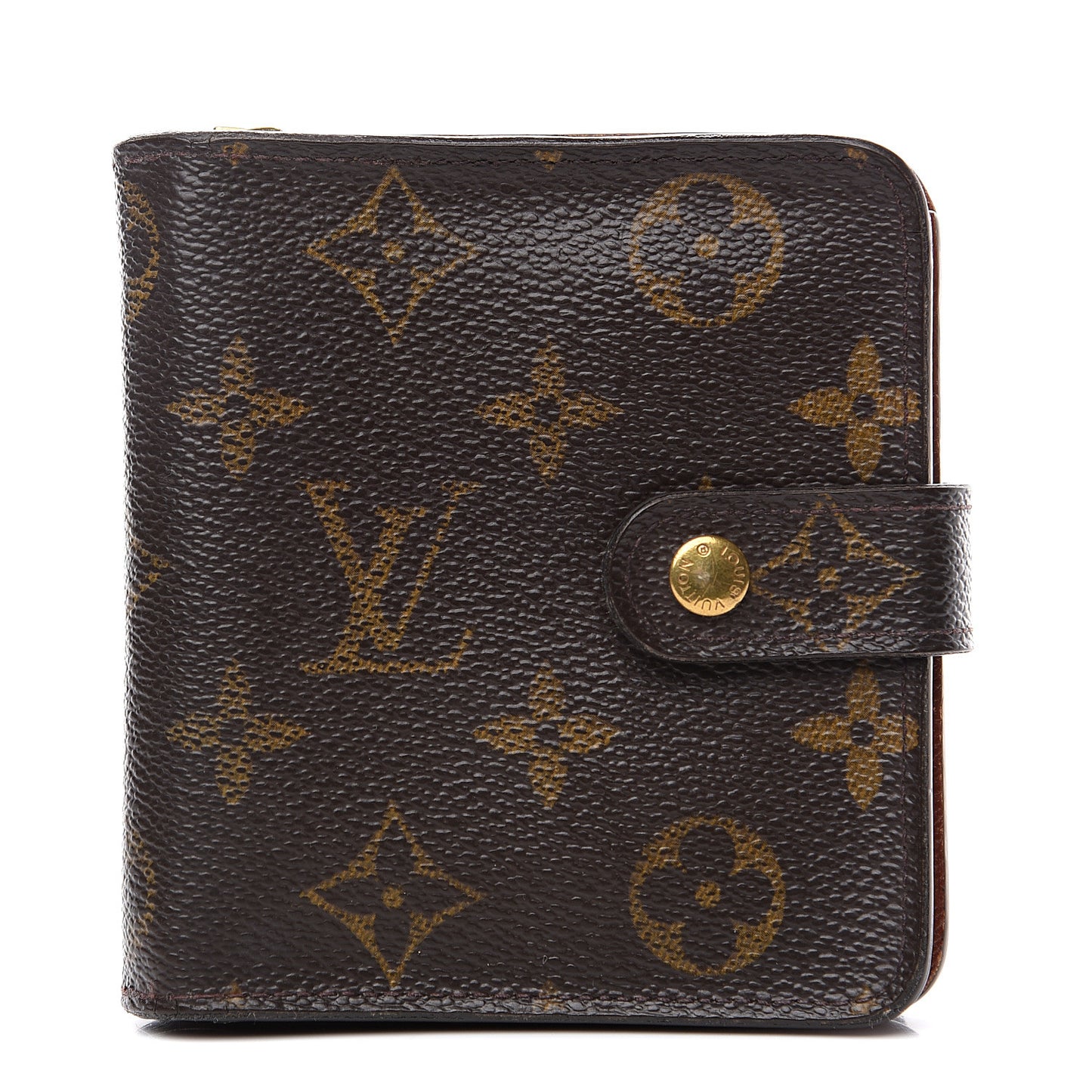 Monogram Compact Zippe Zipped Wallet