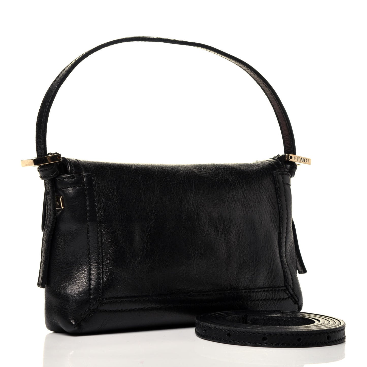 Calfskin Baguette Black