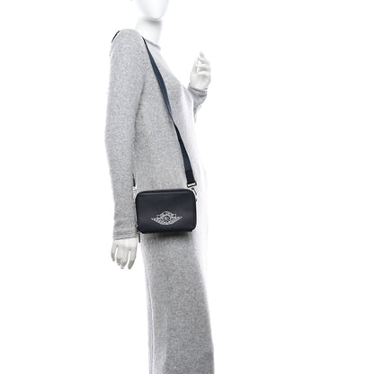 Christian Dior x AIR JORDAN Grained Calfskin Crossbody Blue 2 of 14