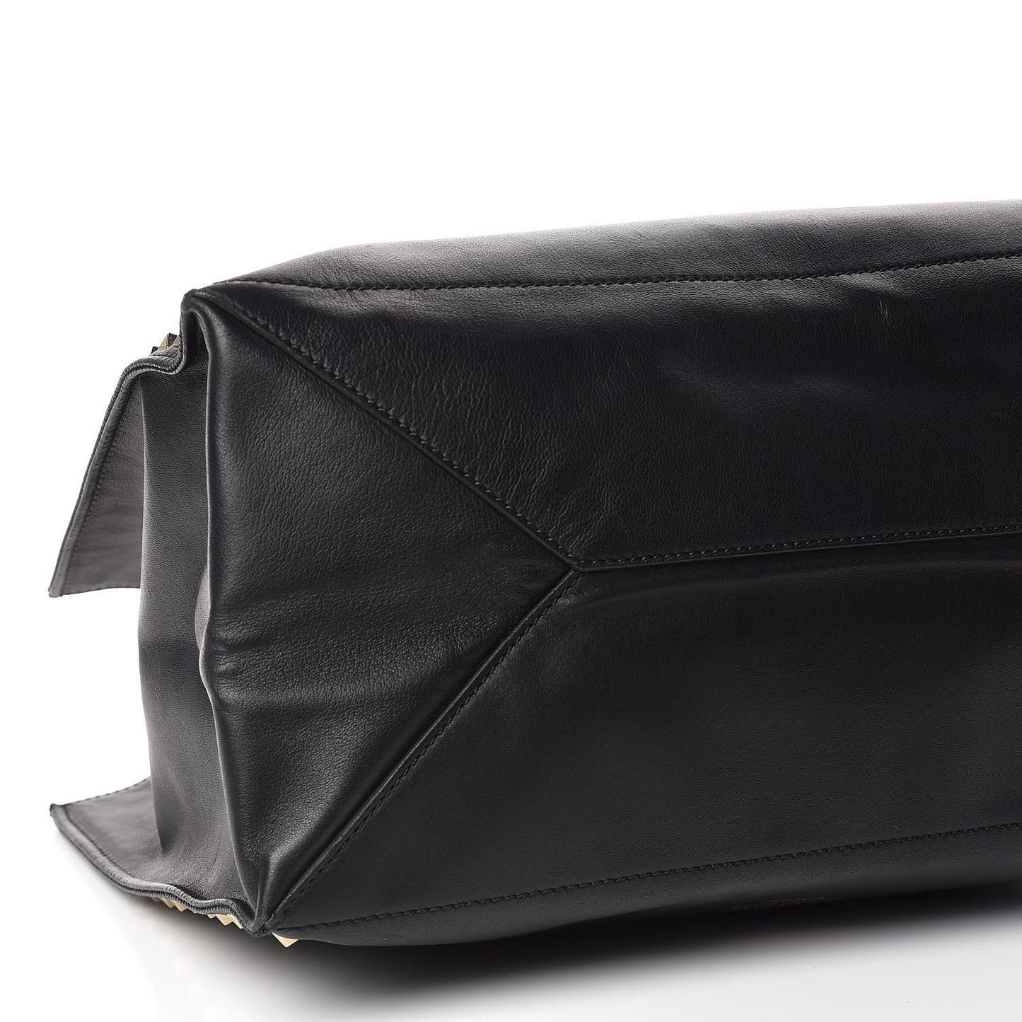Nappa Medium Rockstud Soft Tote Black