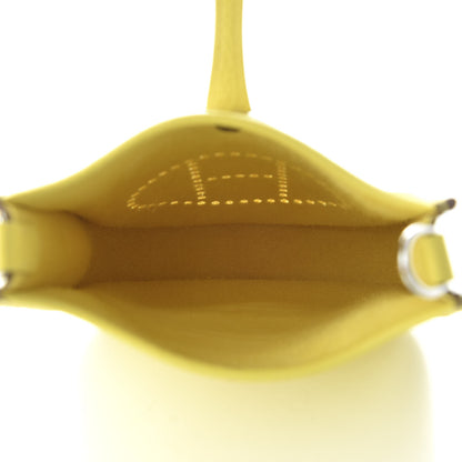 Hermes Taurillon Clemence Evelyne TPM Lime 5 of 10