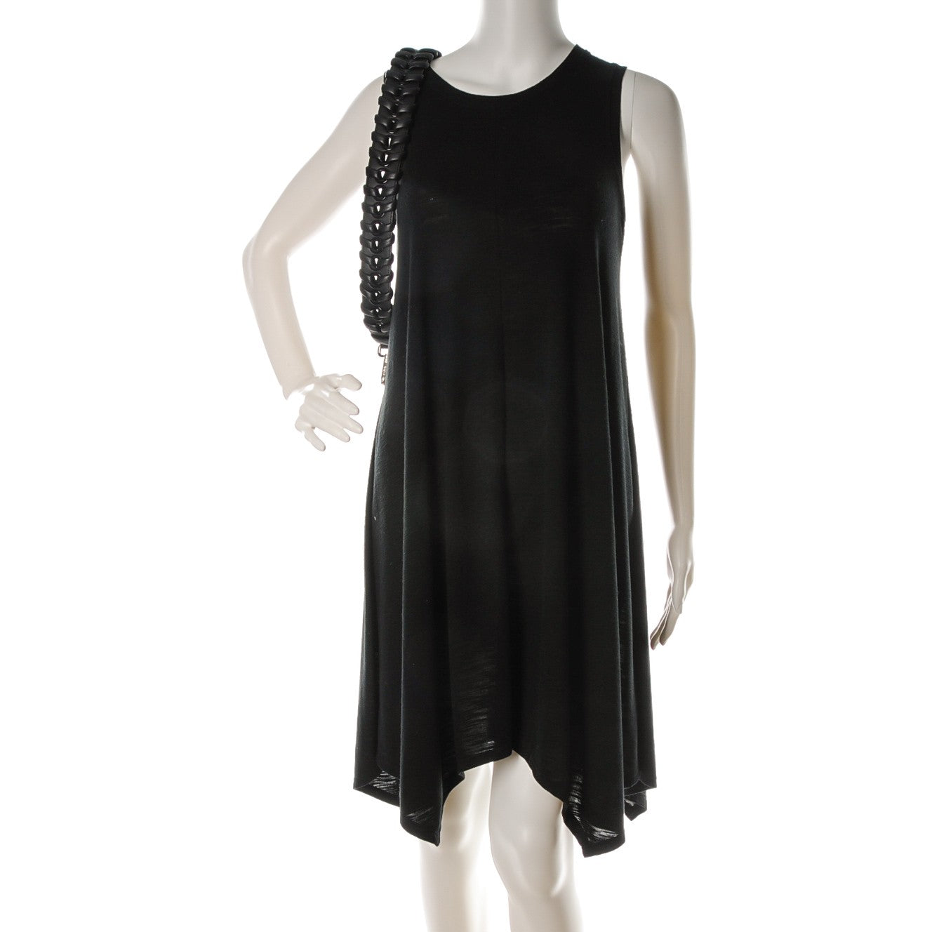 Vitello Dolce Shiny Nappa Lace Up Strap You Black