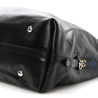 Louis Vuitton LV X TM Lambskin CarryAll Vibe MM Black 9 of 9