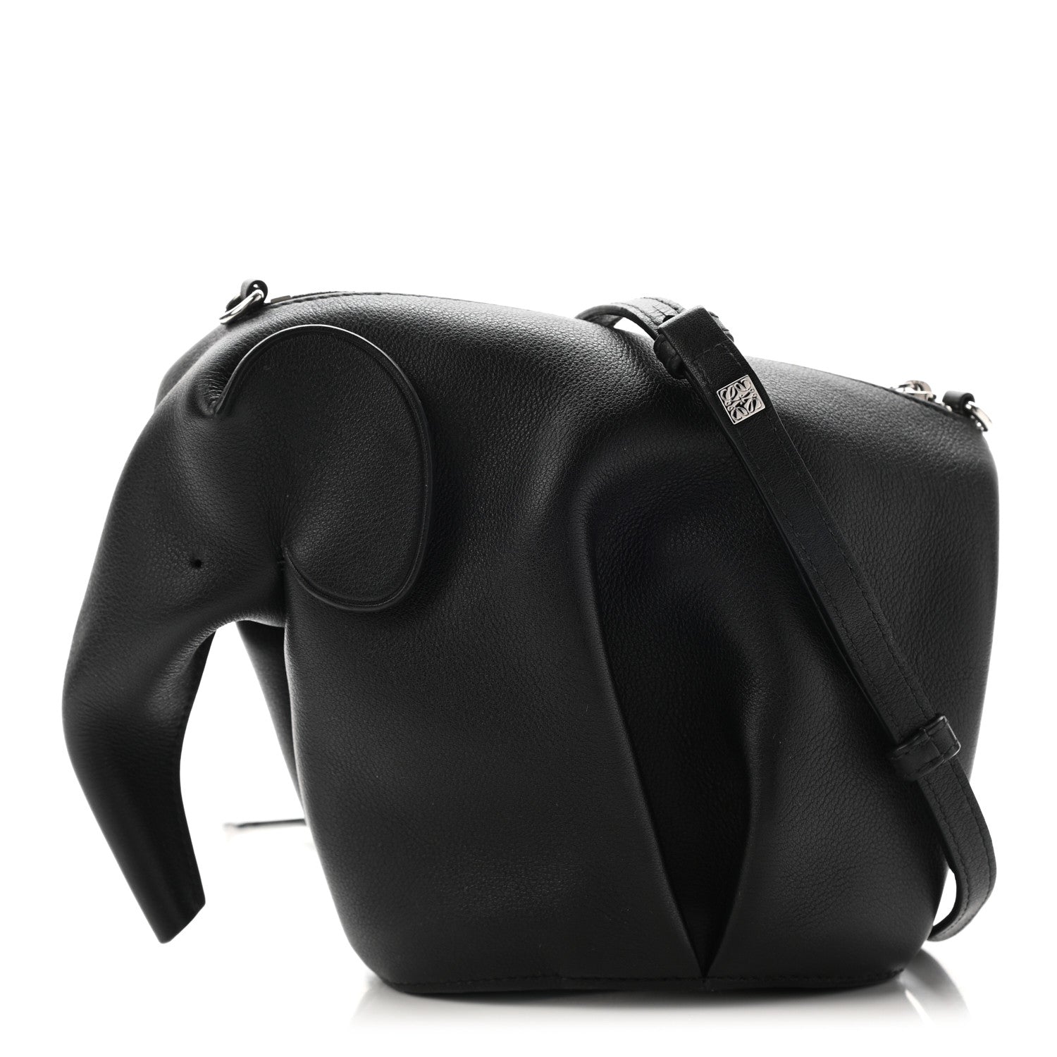 Loewe Calfskin Mini Elephant Crossbody Bag Black 1 of 10