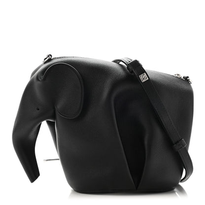 Loewe Calfskin Mini Elephant Crossbody Bag Black 1 of 10