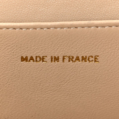 Chanel Suede Quilted CC Timeless Shopping Tote Beige 7 of 12