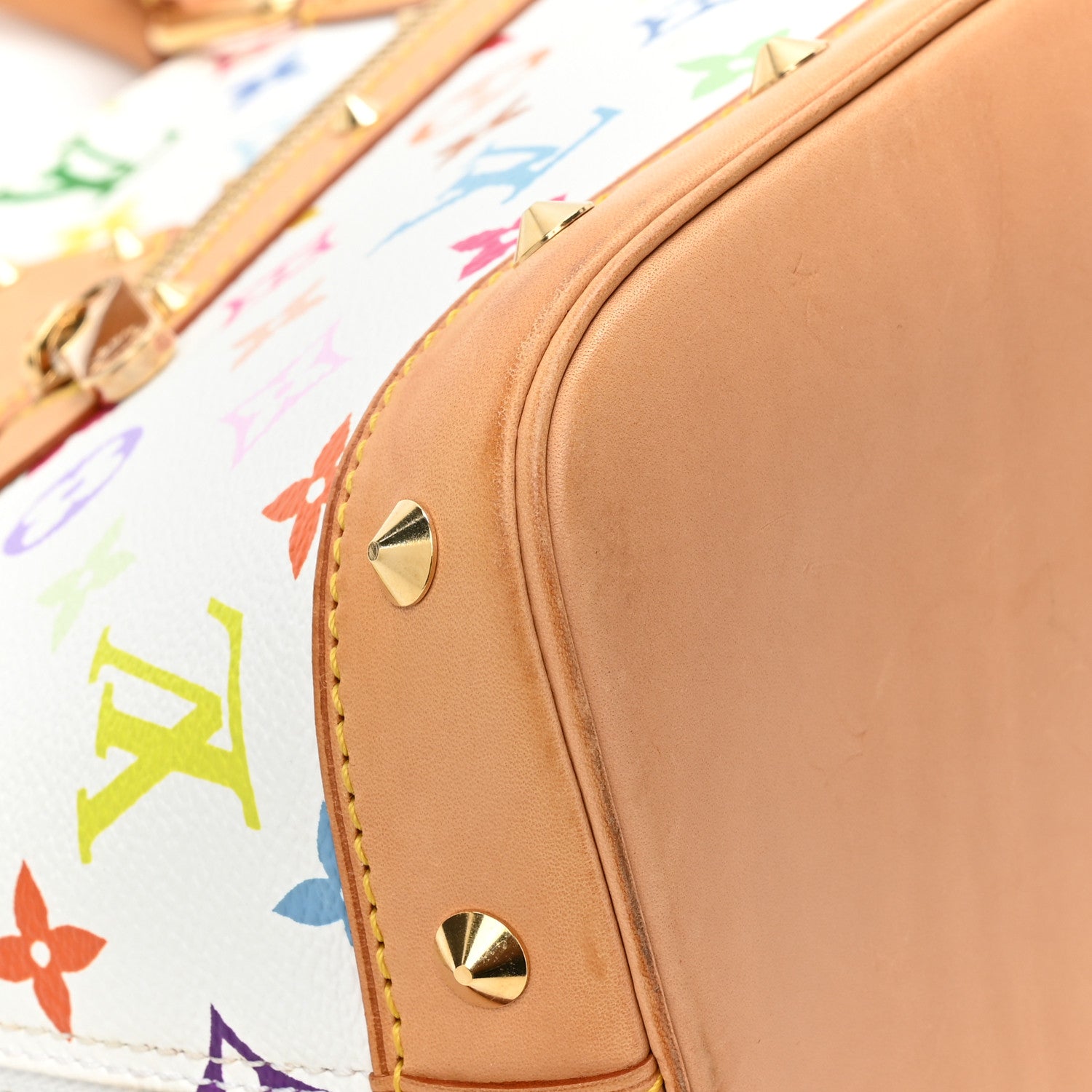 Louis Vuitton Monogram Multicolor Alma White 13 of 17