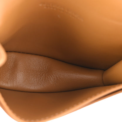 Bottega Veneta Nappa Maxi Intrecciato Card Holder Wallet Caramel 5 of 6