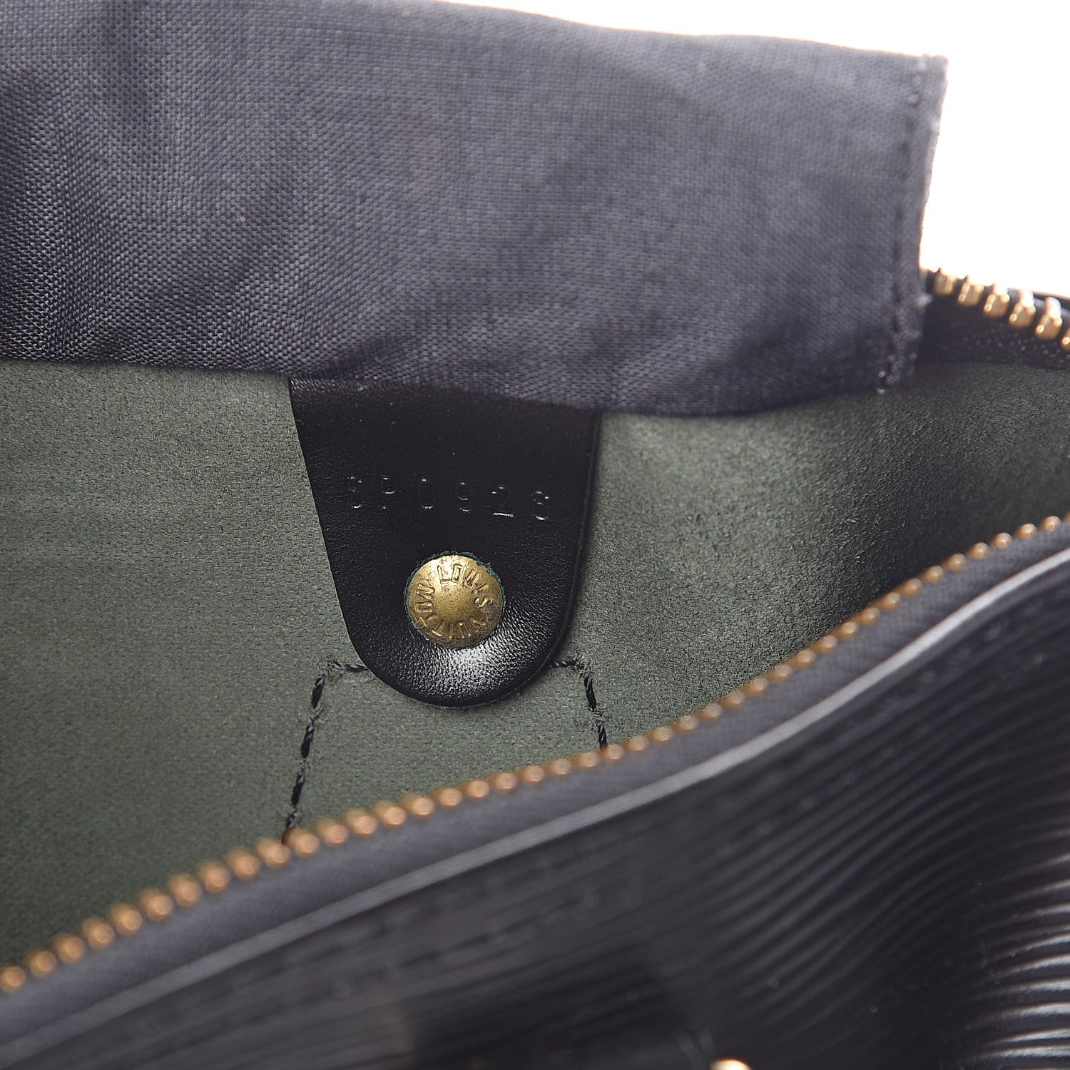 Louis Vuitton Epi Speedy 25 Black 6 of 10