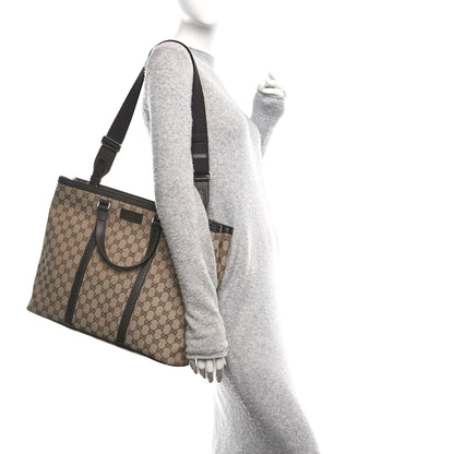 Gucci GG Monogram Large Joy Tote Bag Dark Brown 2 of 10