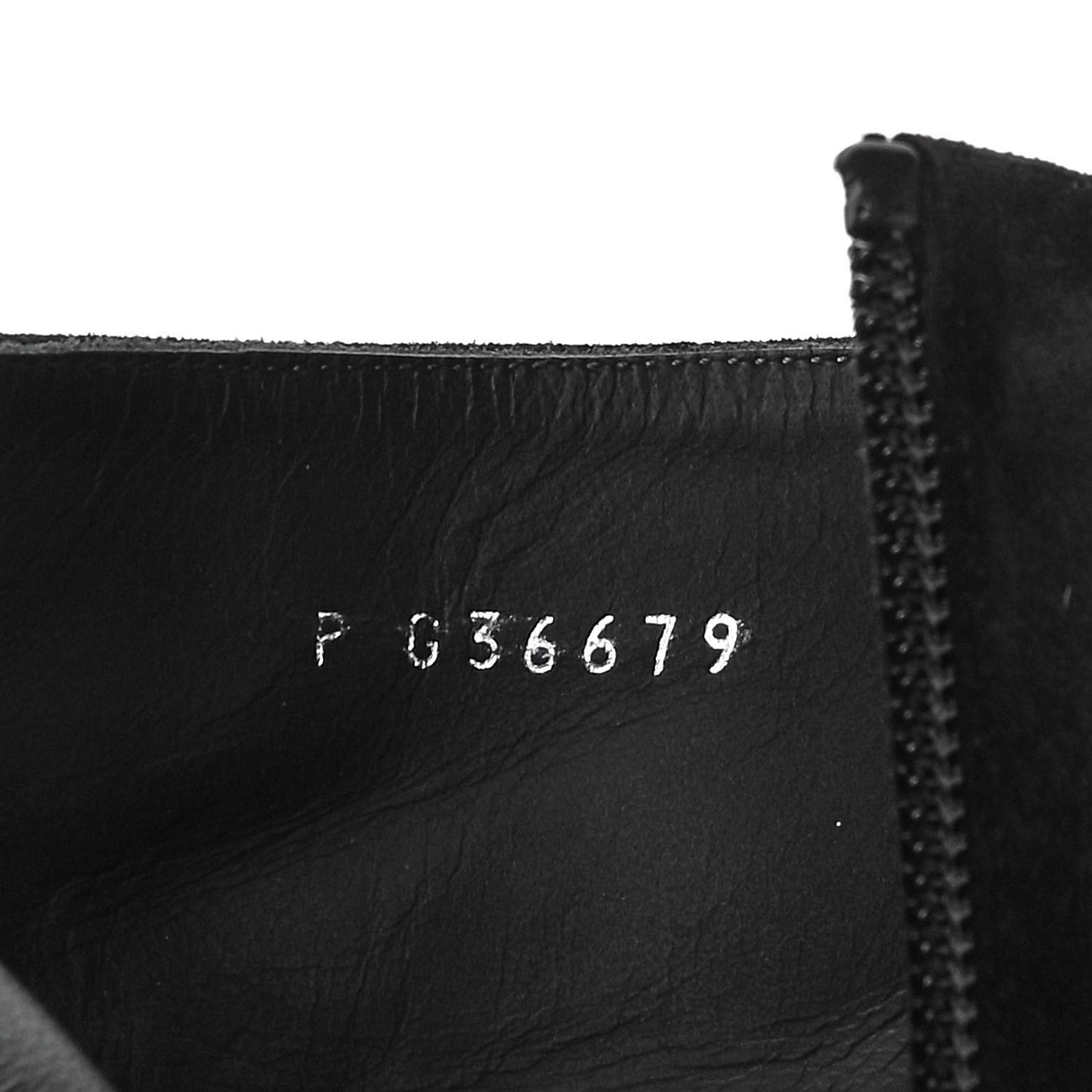 Suede Grosgrain Pearl Ankle Boots 35.5 Black