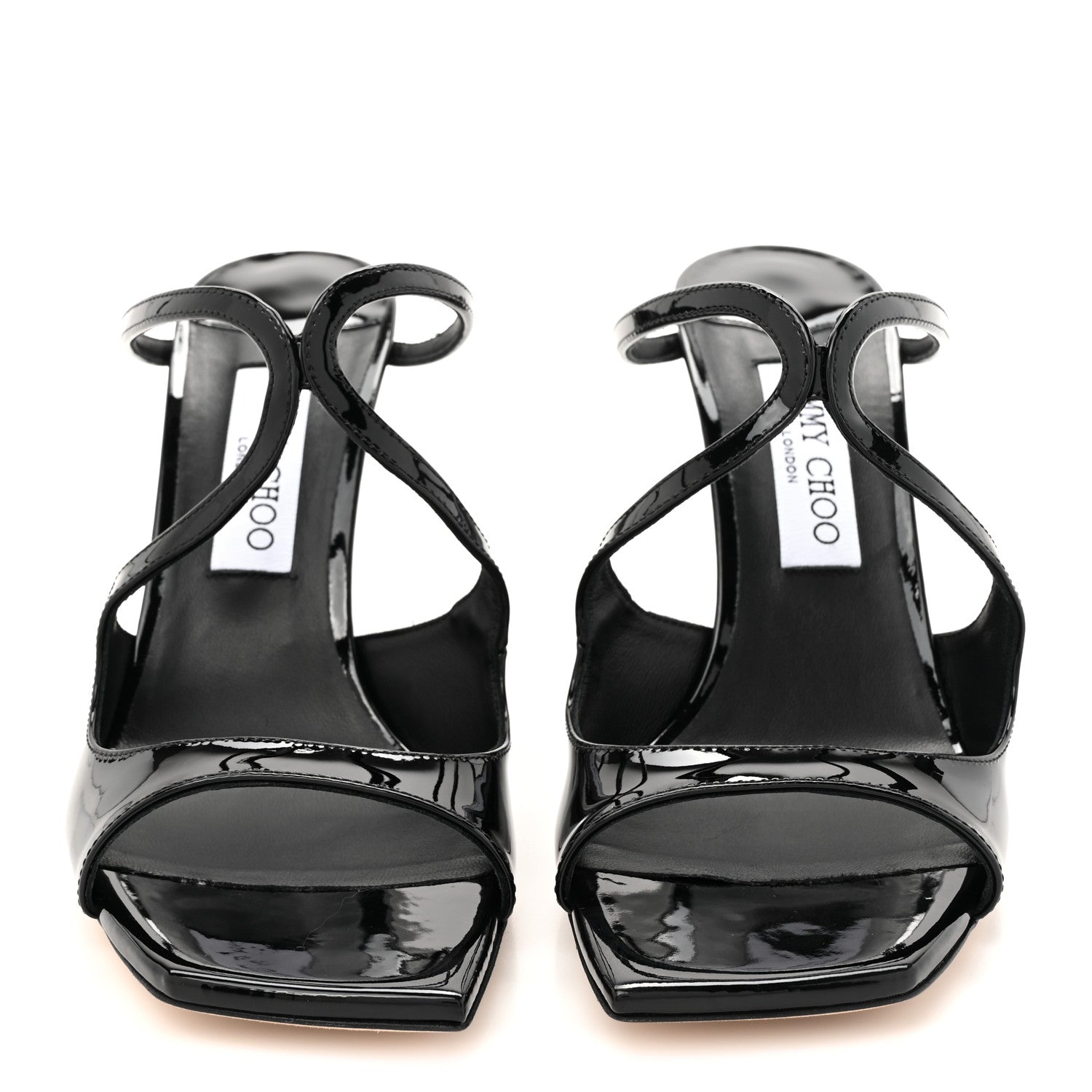 Jimmy Choo Patent Anise 85 Wedge 39 Black 3 of 9