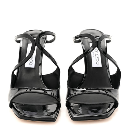 Jimmy Choo Patent Anise 85 Wedge 39 Black 3 of 9