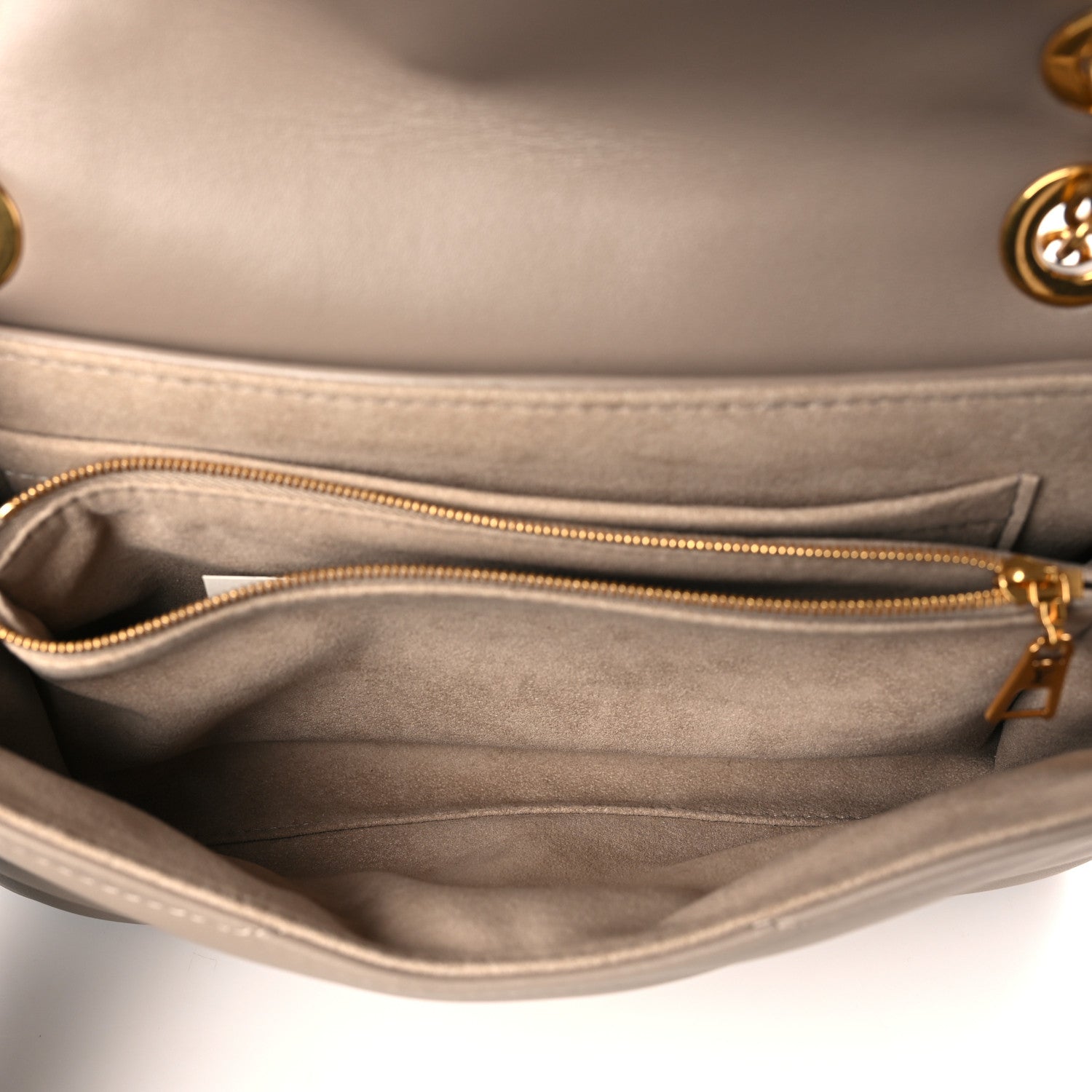 Louis Vuitton Calfskin LV New Wave Chain Bag Taupe 5 of 8