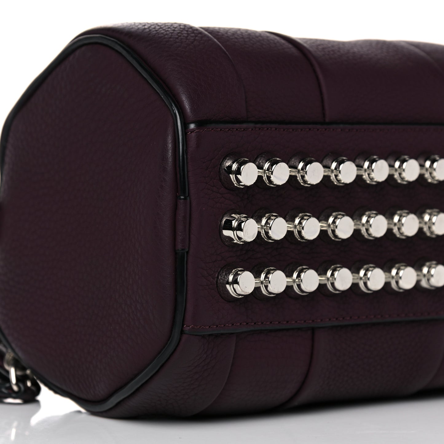 Pebbled Calfskin Mini Rockie Oxblood