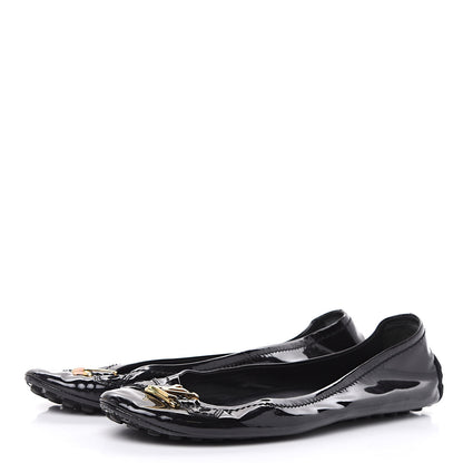 Louis Vuitton Patent Calfskin Oxford Loafers 42 Black 3 of 10