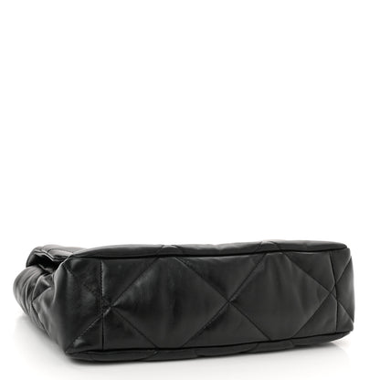 Chanel Lambskin Quilted Large Chanel 19 Flap Black 4 of 11