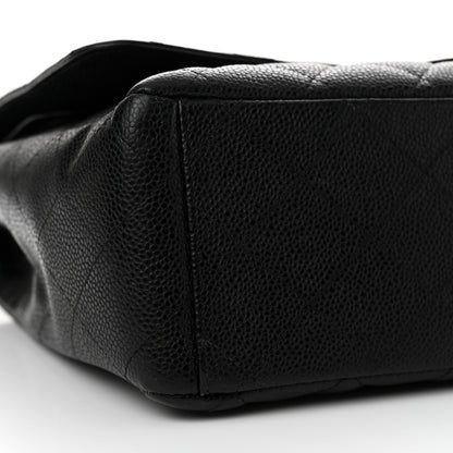 Chanel Caviar Quilted Maxi Double Flap Black 9 of 12