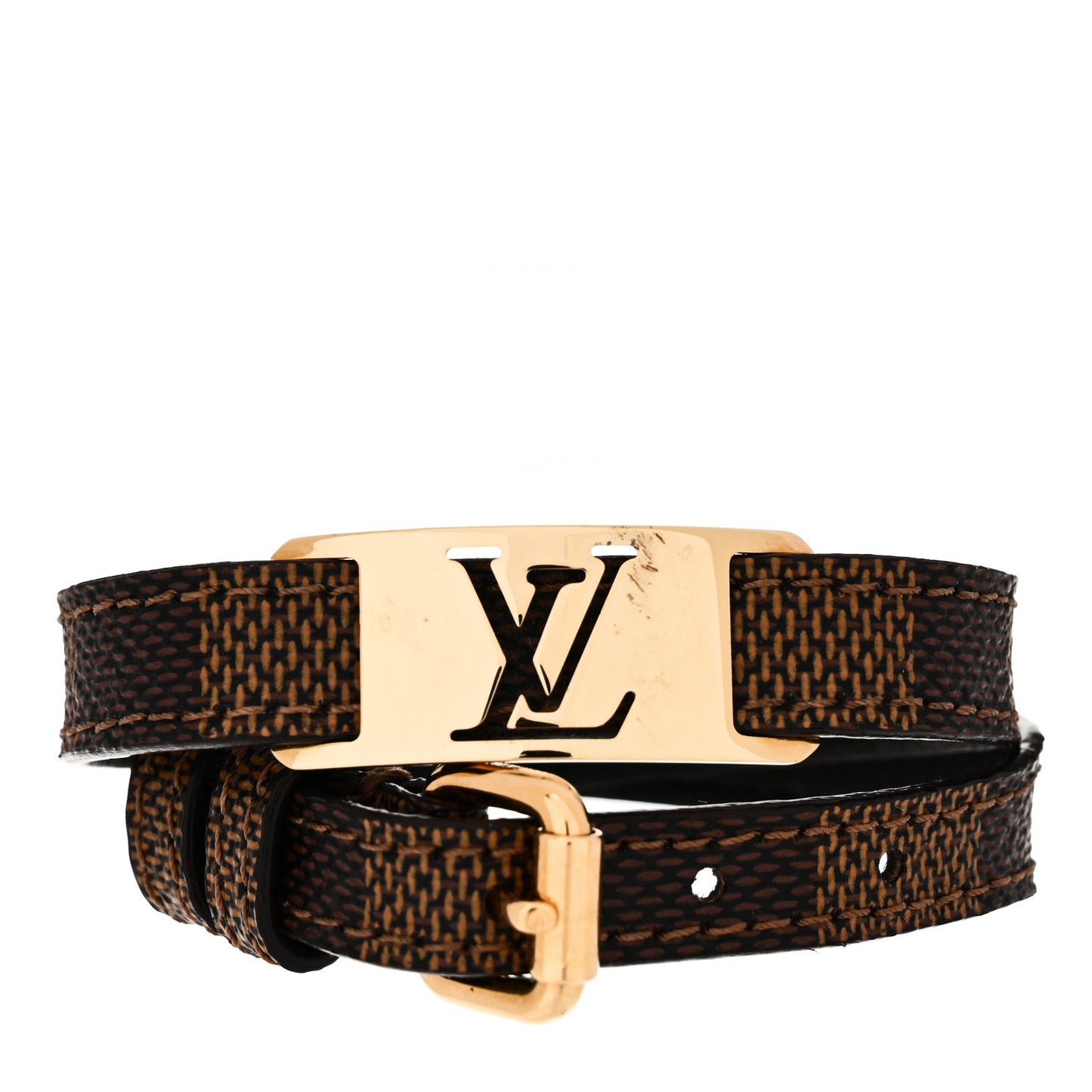 Damier Ebene Sign It Bracelet
