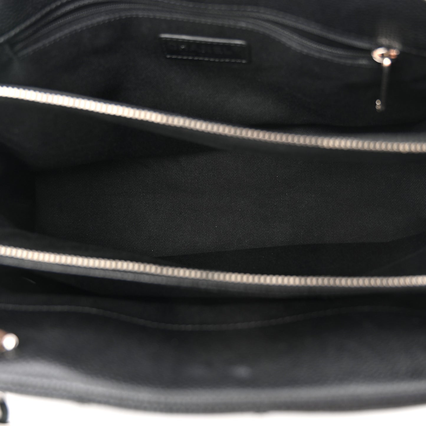 Caviar Quilted Timeless CC Soft Tote Black