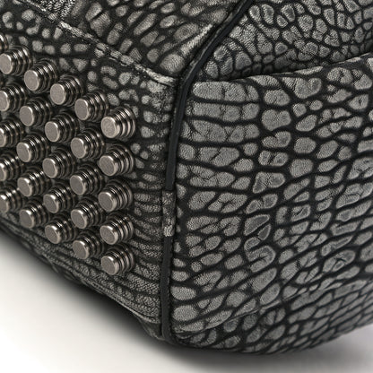 Alexander Wang Pebbled Lambskin Rocco Silver Hardware 6 of 8