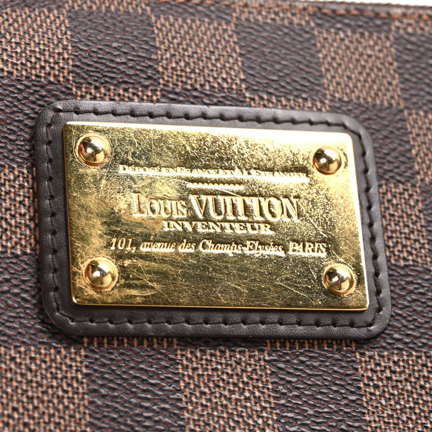 Louis Vuitton Damier Ebene Eva Clutch 11 of 11