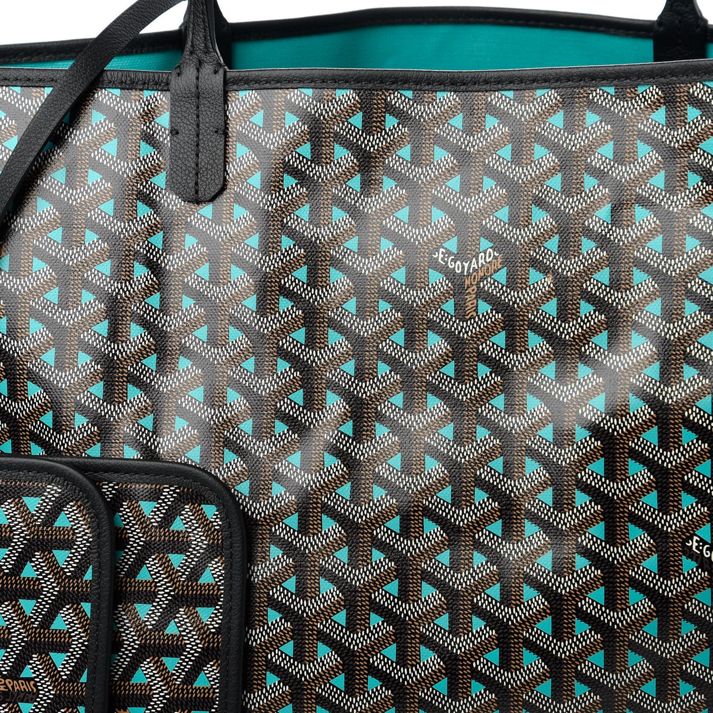 Goyardine Saint Louis Claire Voie GM Black Blue