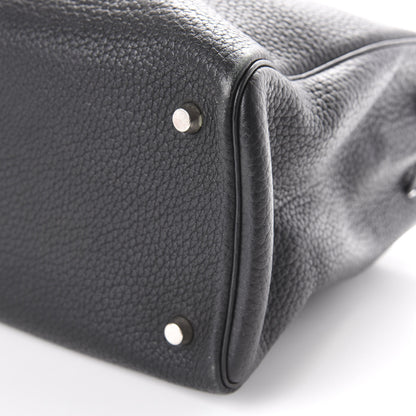 Hermes Taurillon Clemence Cabana Tote Black 11 of 13